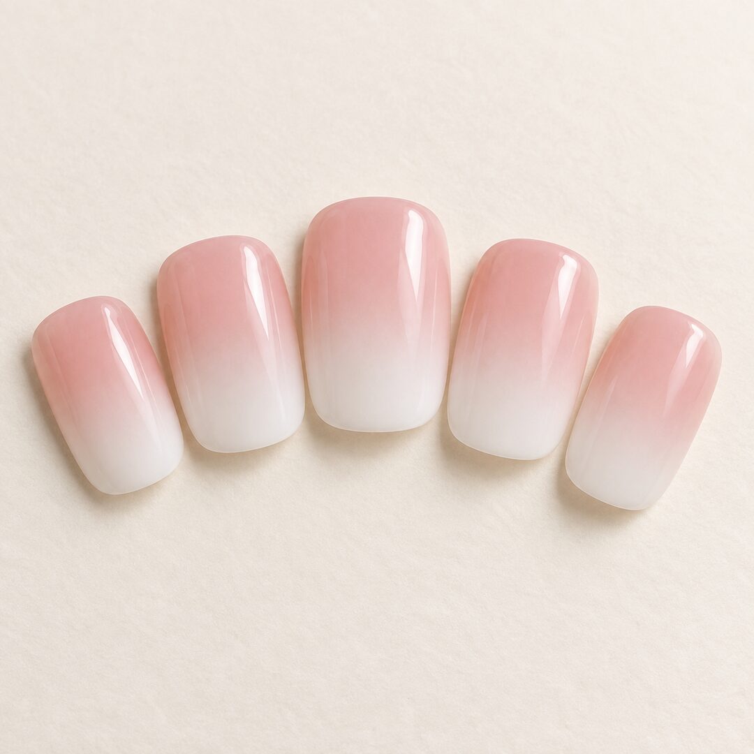 Pink to White Ombré: design preview