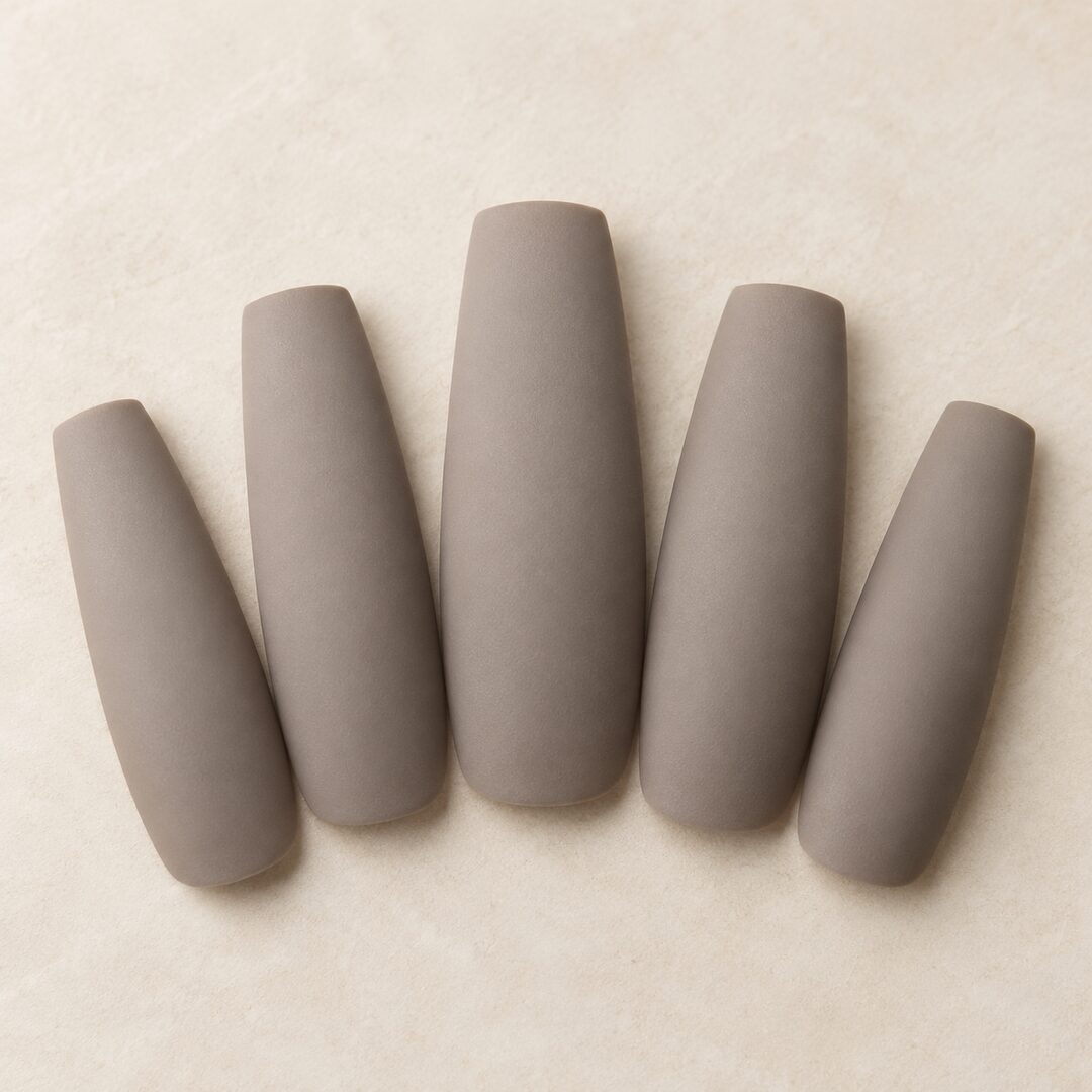 Taupe Matte Coffin: design preview