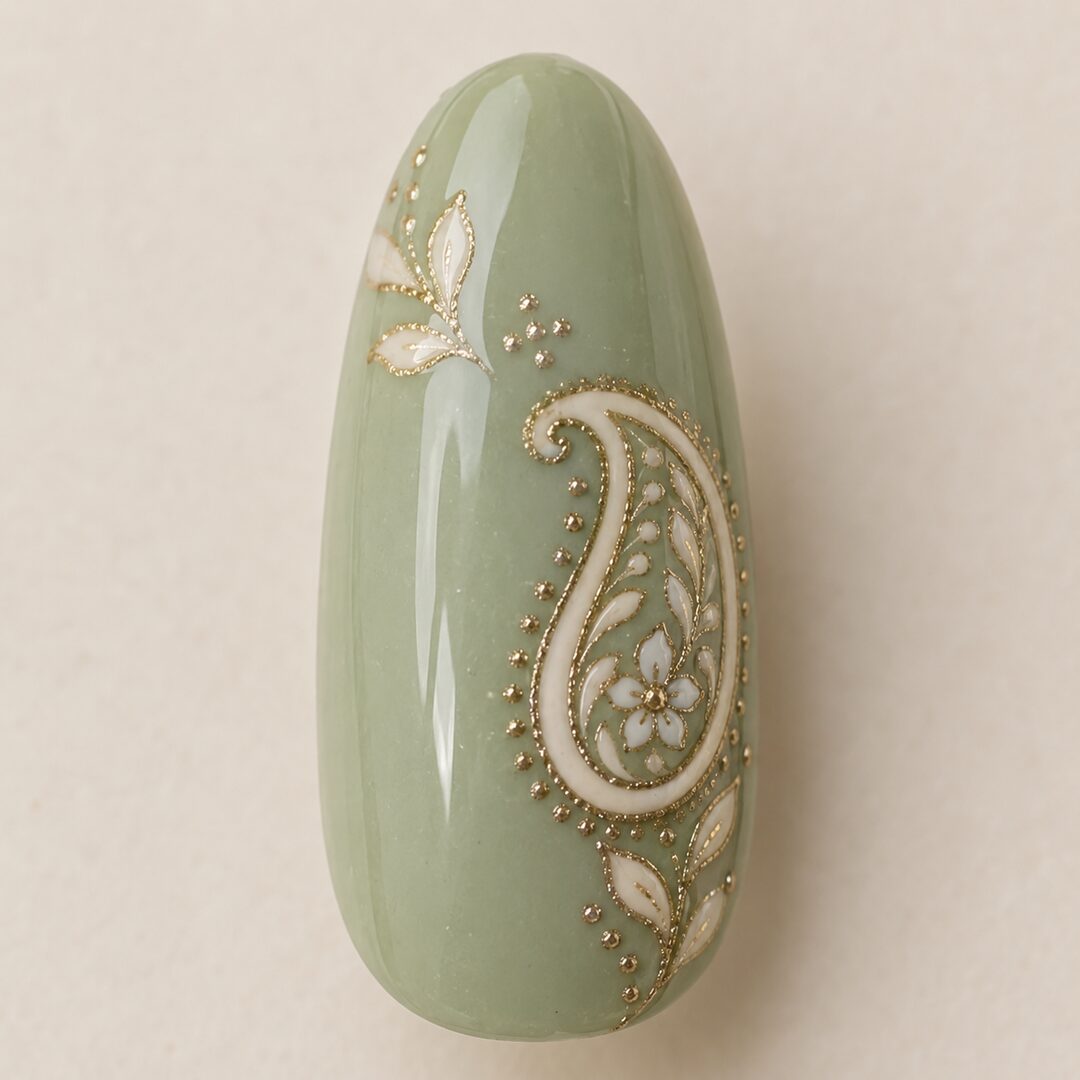 Walima Paisley: close-up of the details