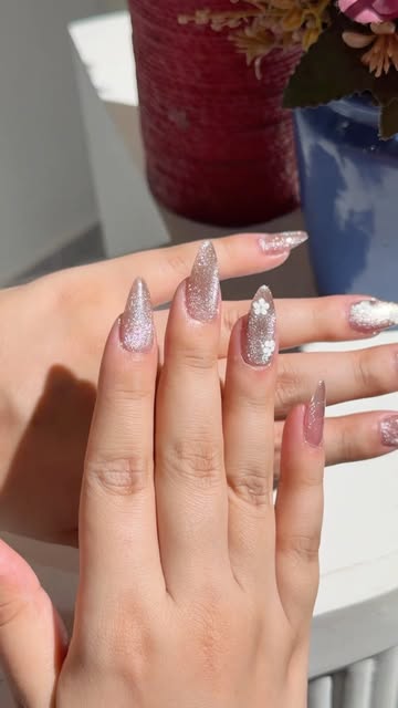 Silver cat-eye